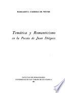 Temática y romanticismo en la poesía de Juan Diéguez