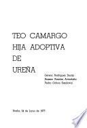 Teo Camargo, Hija adoptiva de Ureña