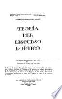 Teoría del discurso poético