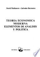 Teoría económica moderna