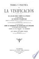 Teoría y práctica de la vinificación