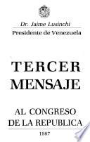 Tercer mensaje al Congreso de la República