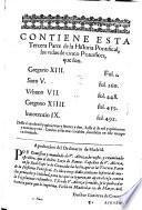 Tercera parte de la Historia pontifical y catolica