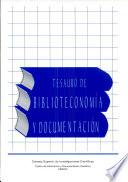 Tesauro de Biblioteconomia Y Documentacion