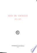 Tesis de ciencias