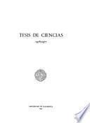 Tesis de ciencias