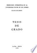 Tesis de grado
