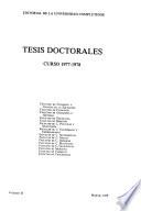 Tesis doctorales