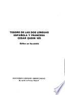 Tesoro de las dos lenguas española y francesa