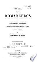 Tesoro de los romanceros y cancioneros españoles, históricos, caballerescos, moriscos y otros