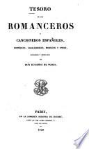 Tesoro de los romanceros y cancioneros españoles, históricos, caballerescos, moriscos y otros