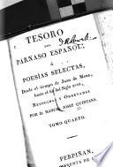 Tesoro del Parnaso español, poesias selectas castellanas, desde el tiempo de Juan de Mena hasta nuestro días