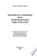 Testamento y sociedad en el Istmo de Panamá