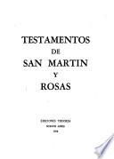 Testamentos de San Martín y Rosas