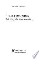 Testimonios
