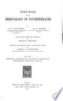 Text-book of the Embryology of Invertebrates: Arachnida, Pentastomidae, Pantopoda, Tardigrada, Onychophora, Myriopoda, Insecta