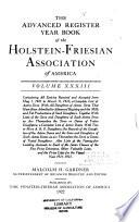 The Advanced Register Year Book of the Holstein-Friesian Association of America