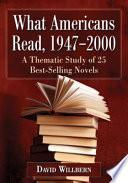 The American Popular Novel After World War II