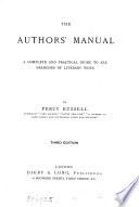 The Author's Manual