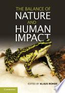 The Balance of Nature and Human Impact