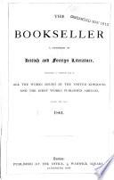 The Bookseller and the Stationery Trades' Journal