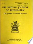 The British Journal of Psychiatry