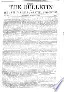 The Bulletin of the American Iron and Steel Association