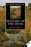 The Cambridge Companion to the History of the Book