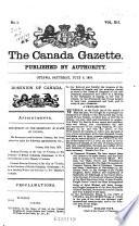 The Canada Gazette