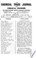 The Chemical Trade Journal and Chemical Engineer