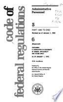 The Code of Federal Regulations of the United States of America