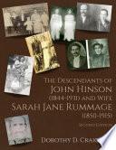 The Descendants of John Hinson (1844-1931) and Wife Sarah Jane Rummage (1850-1915)