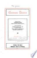 The Drama; Its History, Literature and Influence on Civilization: German drama