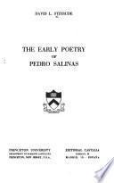 The Early Poetry of Pedro Salinas