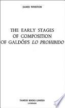 The Early Stages of Composition of Galdós's Lo Prohibido