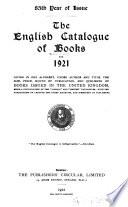 The English Catalogue of Books ...: 1801-1836. Ed. and comp. by R.A. Peddie and Q. Waddington. 1914