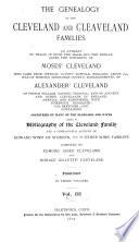 The Genealogy of the Cleveland and Cleaveland Families