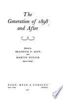 The Generation of 1898 and After
