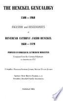 The Henckel Genealogy, 1500-1960