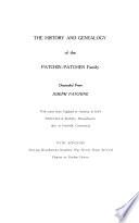 The History and Genealogy of the Patchin-Patchen Family
