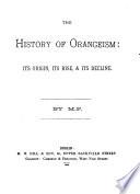 The History of Orangeism