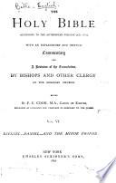 The Holy Bible According to the Authorized Version (a.D. 1611): Ezekiel to the Minor Prophets. 1892