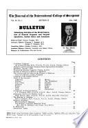 The Journal of the International College of Surgeons