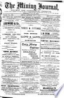 The Mining Journal, Railway and Commercial Gazette
