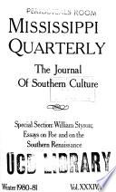 The Mississippi Quarterly