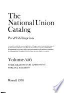 The National Union Catalog, Pre-1956 Imprints