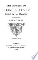 The Novels of Charles Lever: One of them