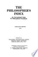 The Philosopher's Index
