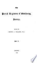 The Publications of the Surrey Parish Register Society
