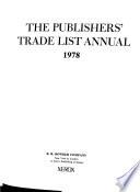 The Publishers' Trade List Annual